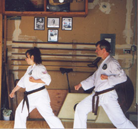 Students of Mountain Karate, Castro Valley.
